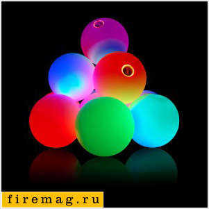 Электро-мячик для жонглирования со сменой цветов